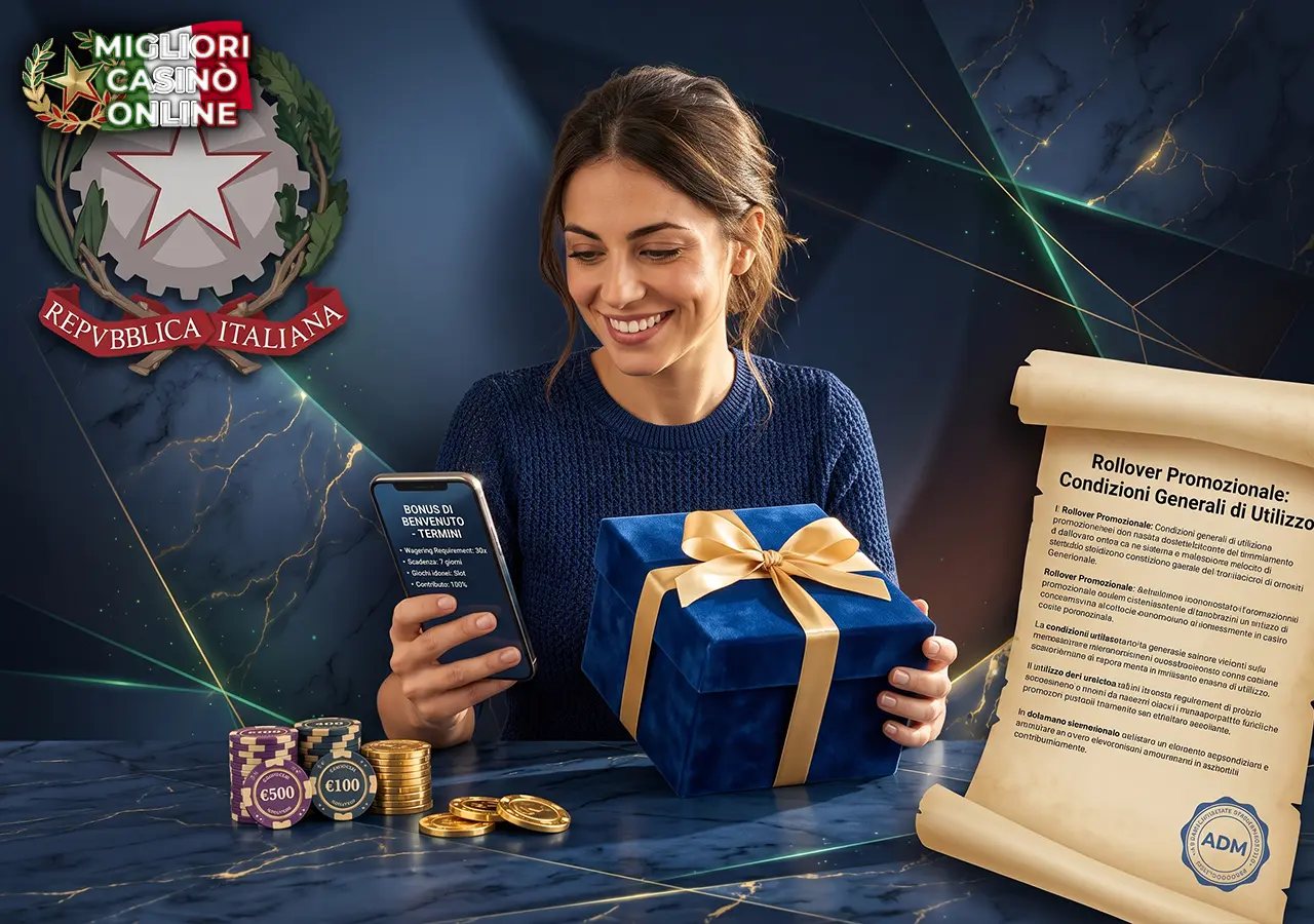 Spiegazione dei requisiti di puntata e delle condizioni delle offerte promozionali